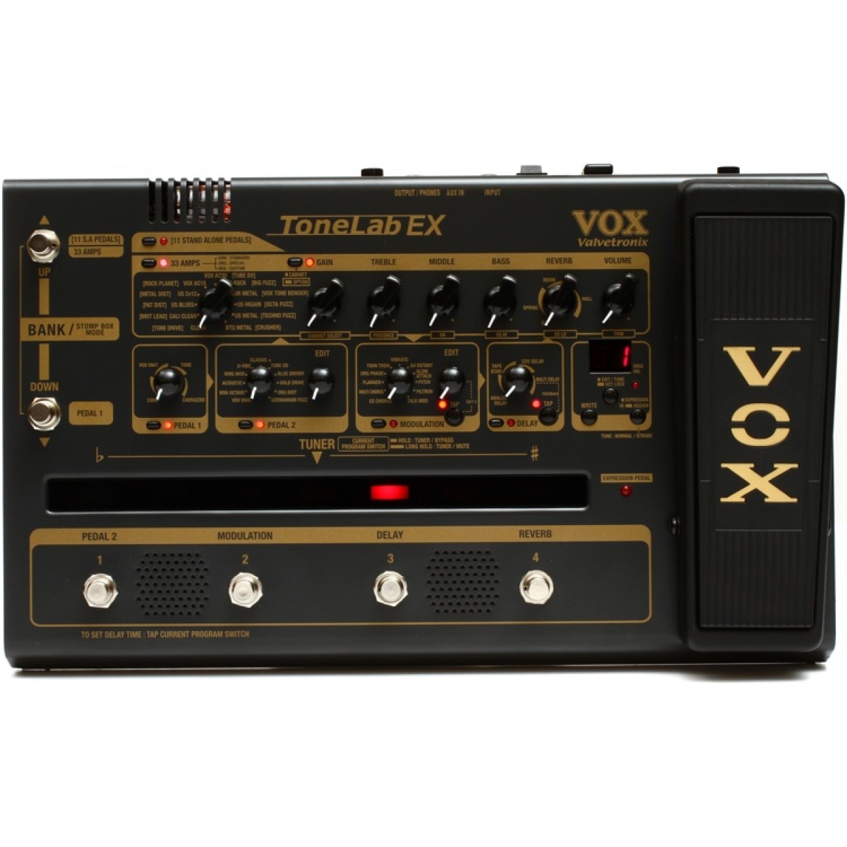 Vox TONELAB-EX | Buy Guitar Multi-Effects and Amp Modeling Pedal